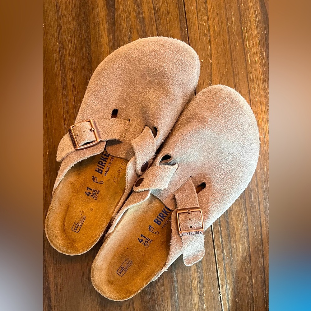 Birkenstock Boston soft footbed $110